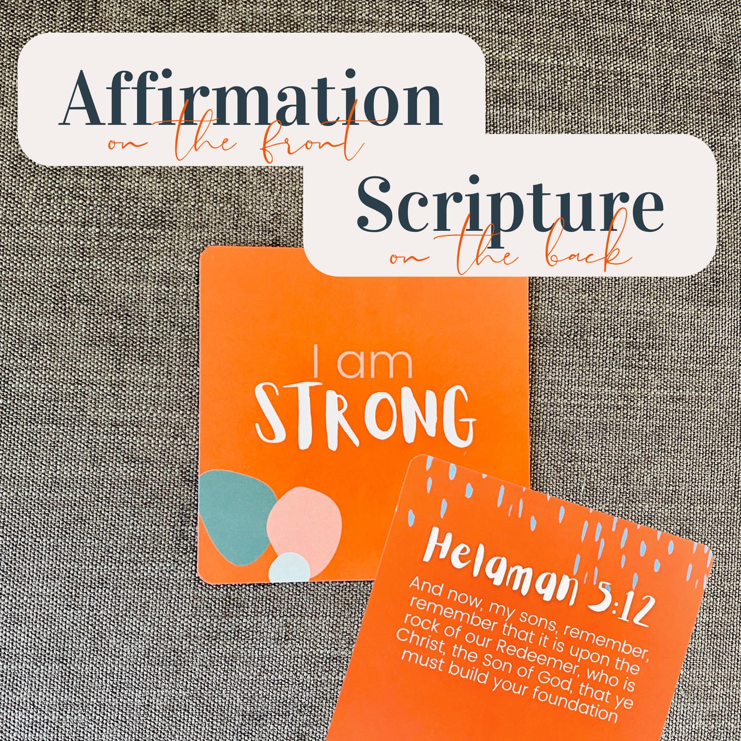 Kid Power Word Cards + LDS Scripture Mastery