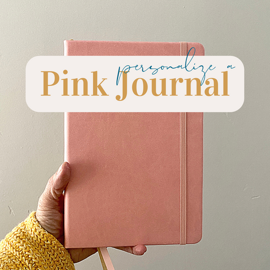 Pink Dotted Personalized Journal