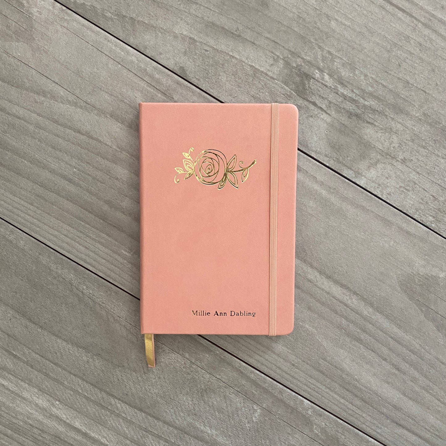 Pink Dotted Personalized Journal